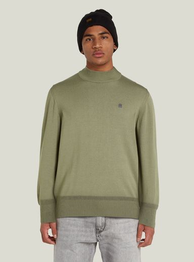 Jersey Core Mock Knitted